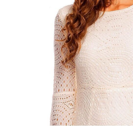 Vestido manga acampanada - Imagen 2