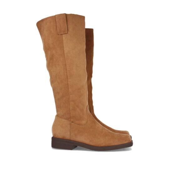 Botas planas de mujer cómodas color camel - 10y20 Only Woman