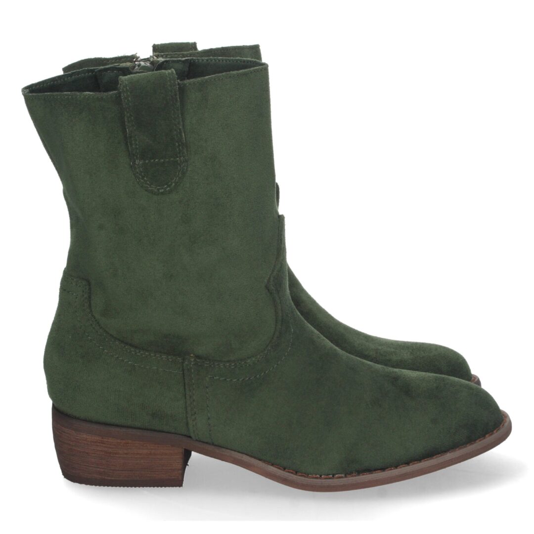 Botín campero media caña verde