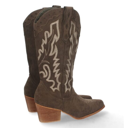 Cowboy bordada verde - Imagen 4