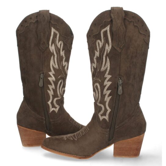 Cowboy bordada verde - Imagen 5