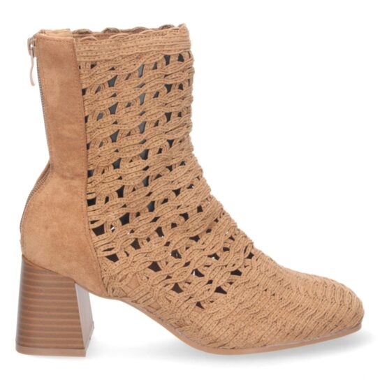 Botín trenzado camel - Imagen 2