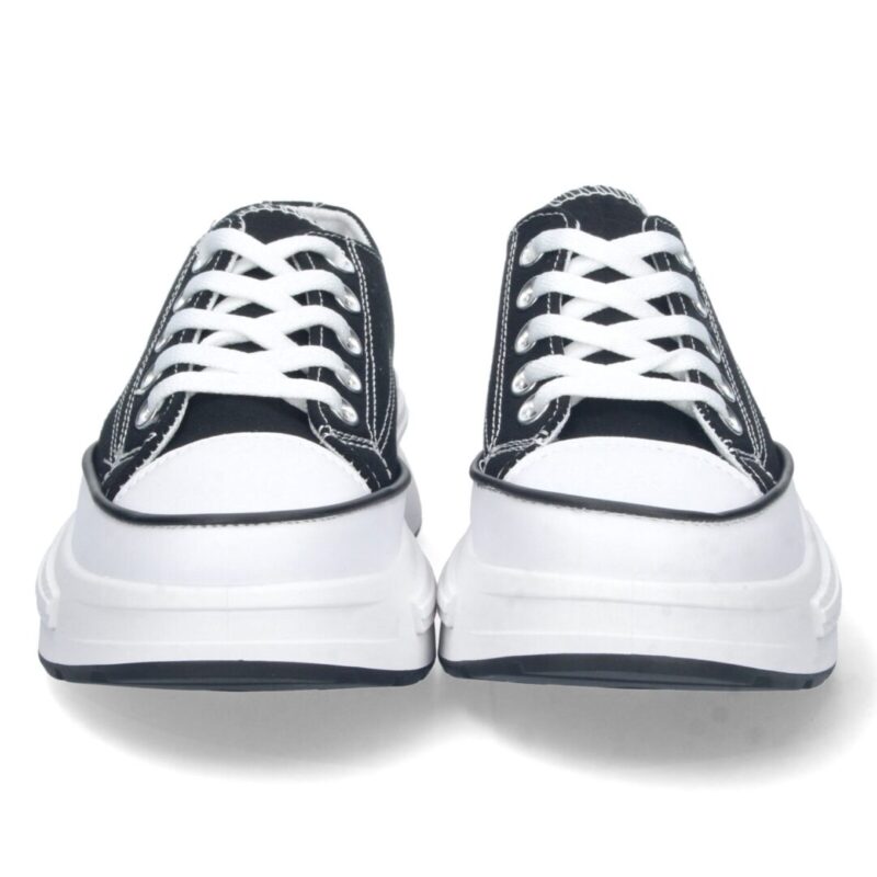 Bamba plataforma estilo converse negro - Imagen 3