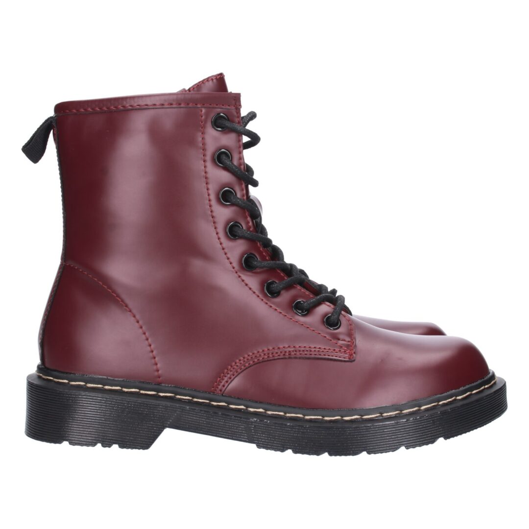 botas dr martens color vino