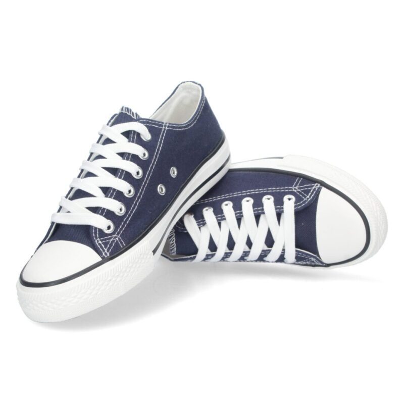 Zapatillas azul marino con cordones - 10y20 Only Woman