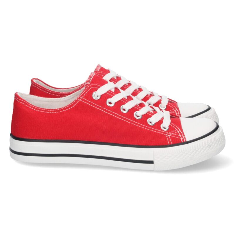 Zapatillas rojas estilo bamba - 10y20 Only Woman