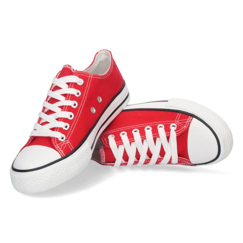 Zapatillas rojas con cordones - 10y20 Only Woman