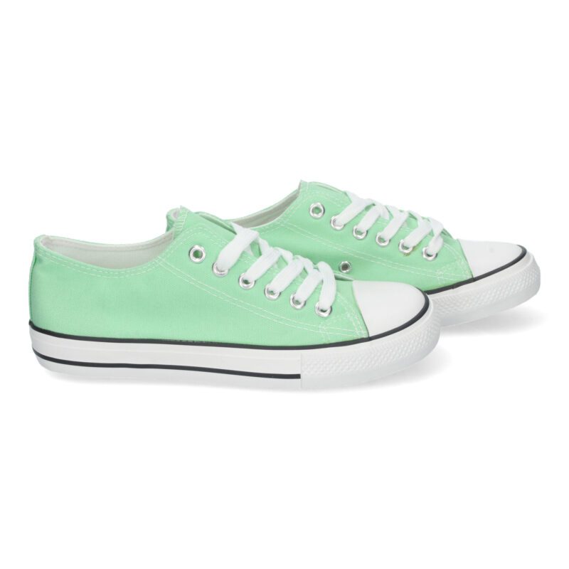 Zapatillas verdes con cordones - 10y20 Only Woman