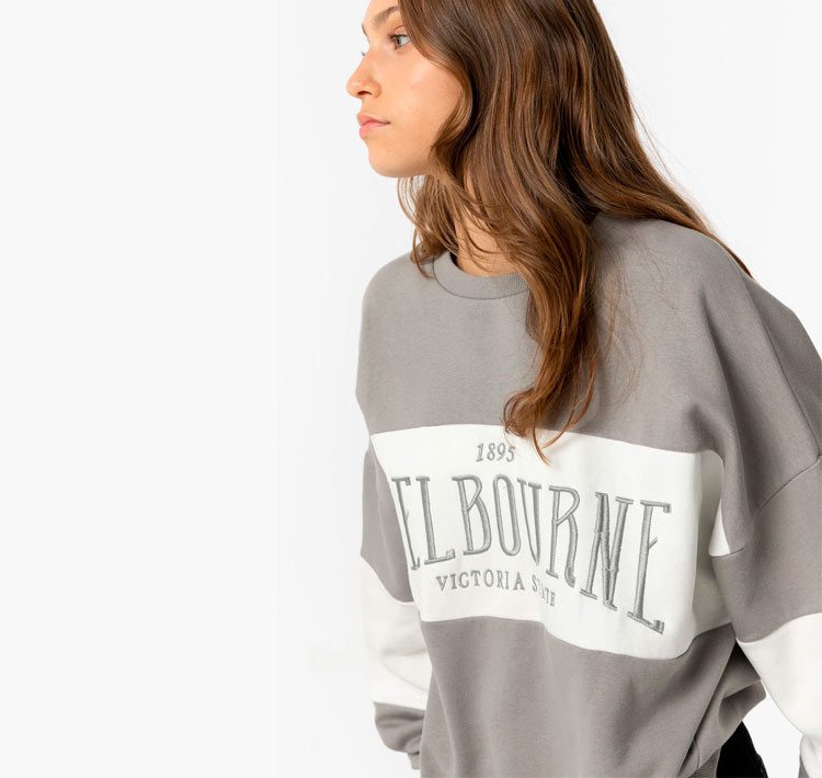 Sudadera de mujer Tiffosi corte oversize - 10y20 Only Woman