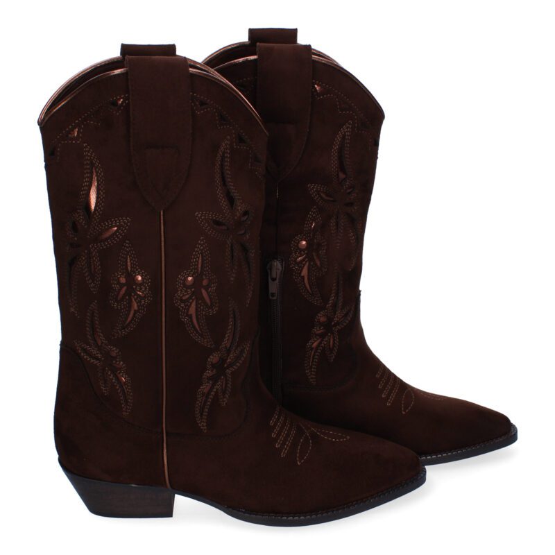 botas marrones cowboy - 10y20 Only Woman