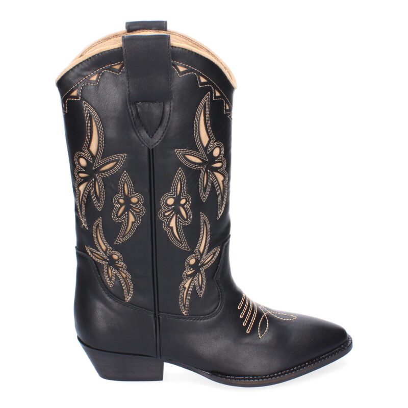 botas negras cowboy - 10y20 Only Woman