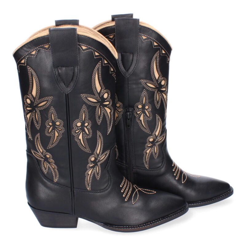 botas cowboy de mujer negras - 10y20 Only Woman