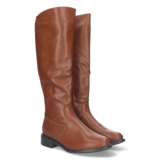 Botas Altas Planas Camel Mujer - 10y20 Only Woman