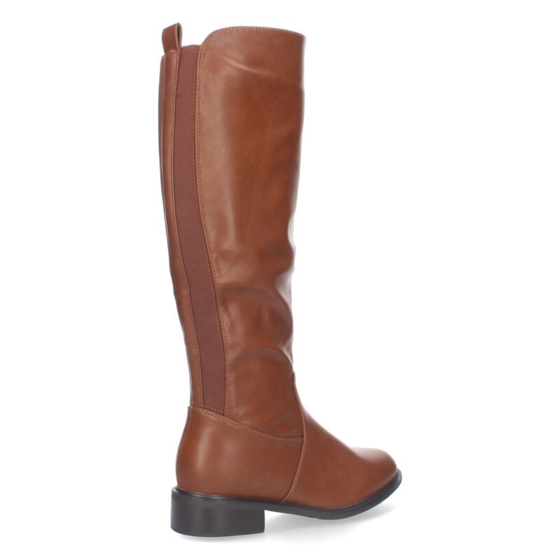 Botas Planas Altas Mujer Camel - 10y20 Only Woman