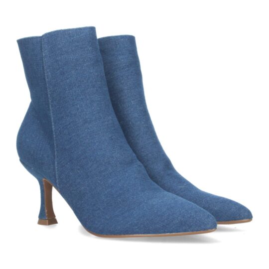 Botines de tacón tipo spool jeans