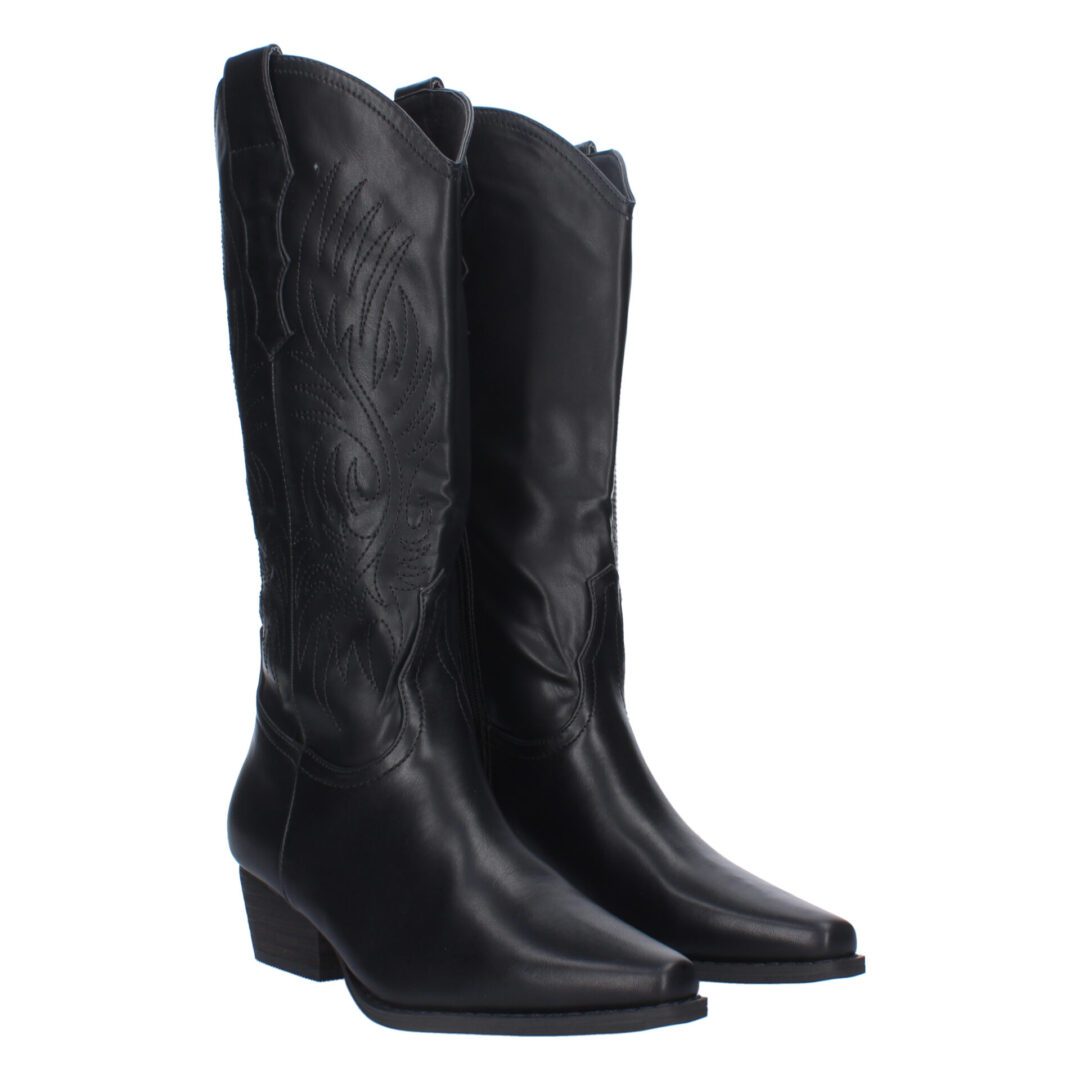 Bota campera cowboy negro