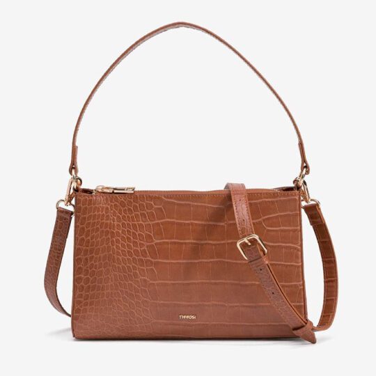 bolso camel con asa ajustable -10y20 Only Woman