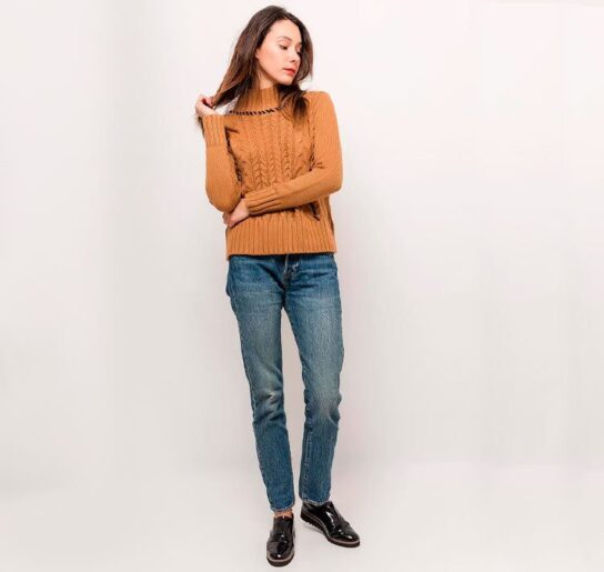 Jersey cuello camel perkins - 10y20 Solo Mujer