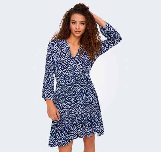 vestido-corto-estampado-azul-ONLY-10y20-Only-Woman
