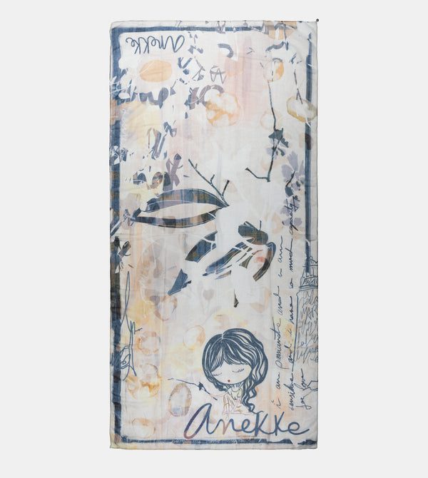 PAÑUELO MEMORIES AZUL