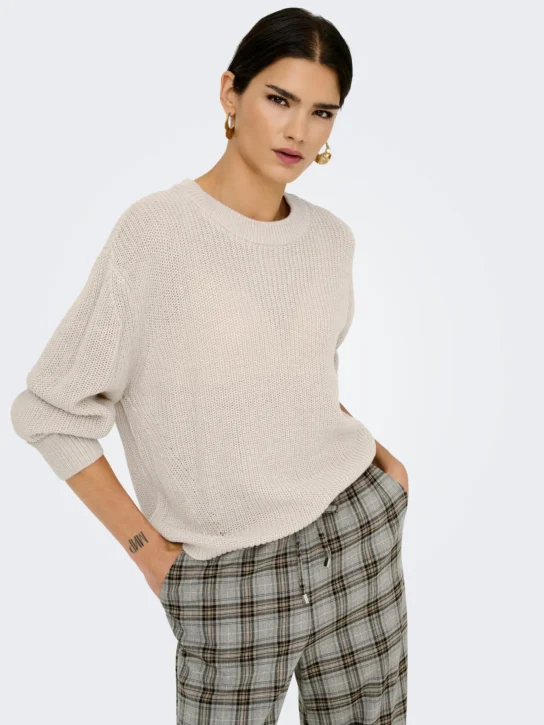 Jersey de punto de cuello redondo ONLY - Imagen 2