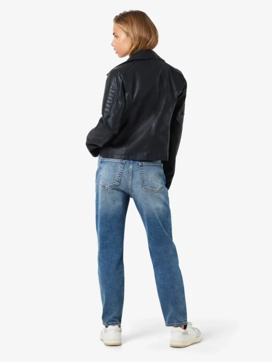 Biker negra de polipiel Noisy May - Imagen 2