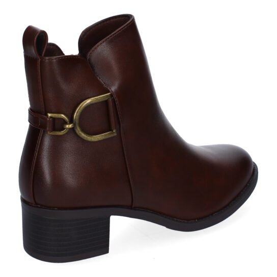 Botines con hebilla marrón - Imagen 4