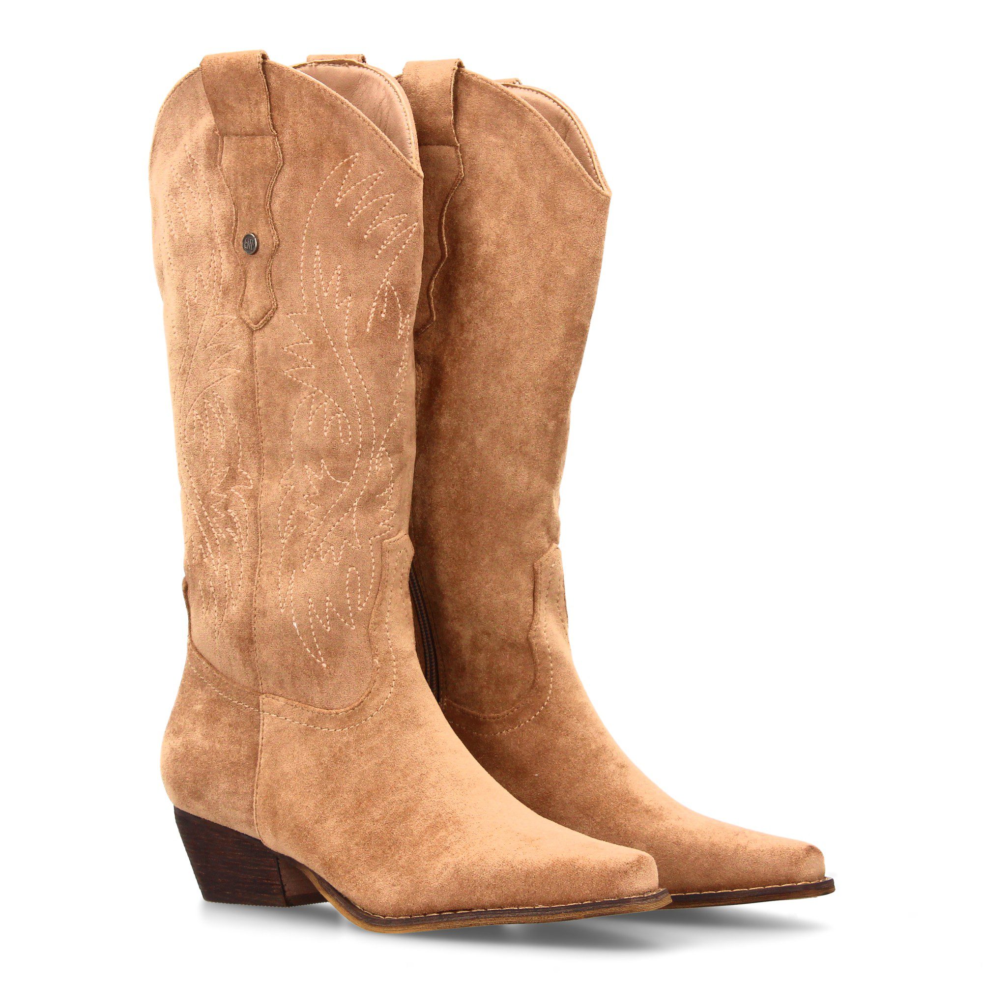 Bota campera cowboy beige