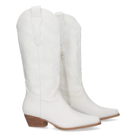 Bota campera cowboy blanco - Imagen 5
