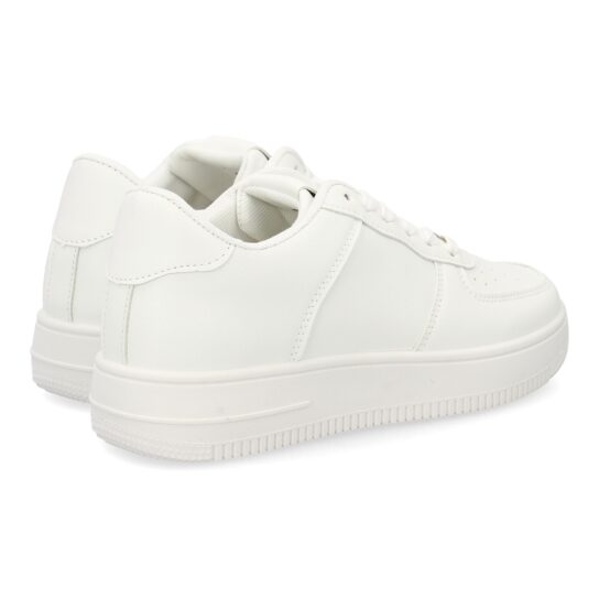 Zapatillas deportivas blancas suela gruesa - Imagen 5