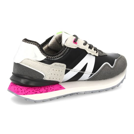 Zapatillas deportivas multicolor negras mujer - Imagen 4