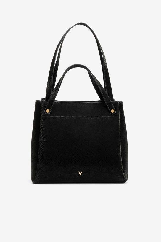 Bolso shopper negro Vilanova