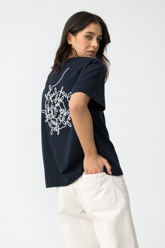 Camiseta de manga corta escote en pico Tiffosi