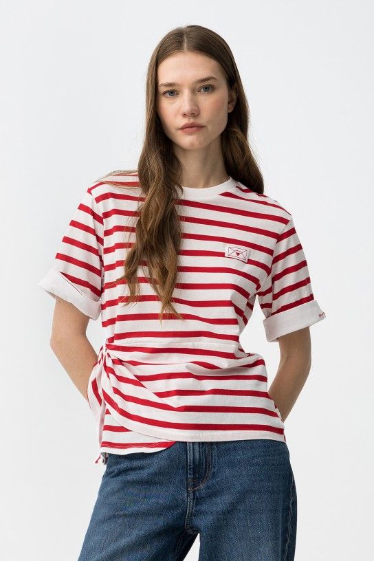 Camiseta marinera roja Tiffosi