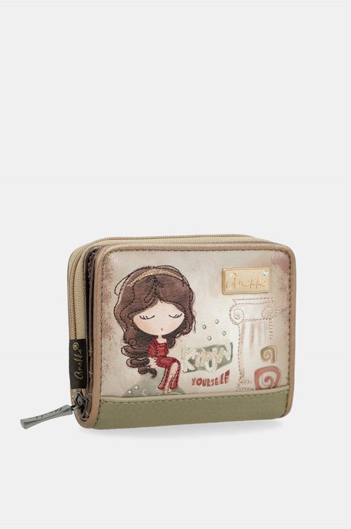 Billetero pequeño estructurado RFID colección Muse Anekke